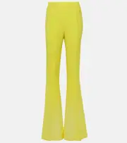 [Safiyaa] Safiyaa Halluana high-rise flared pants AU 16 yellow