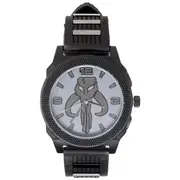 Star Wars The Mandalorian Symbol Watch Black