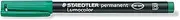 STAEDTLER LUMOCOLOR OHP Pen Broad - Green - Permanent Marker Pen DVD CD Glass Plastic Marker