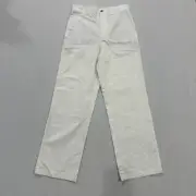 Izod Luxury Sport Boys Size 12 White Flat Front Pants NWT