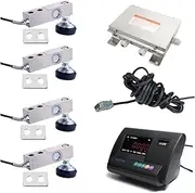 100kg High Precision Load Cell Weighbridge Combination Set Cantilever Pressure Sensor Module With Display Instrument to Measure Force, Pressure, Displacement, Strain(0.3 Ton)