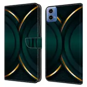 For Motorola Moto G24 4G Wallet Cover 3D Pattern Printing Leather Phone Case