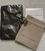 David Yurman - Cable Wrap Hex Ring - Citrine & Diamonds - Size 7 - NWT