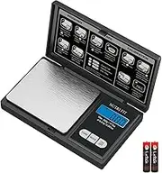 NUTRI FIT Gram Scale Digital Scale 0.01g Accuracy, 500g Small Pocket Scale Jewelry Scale, Weight for Food Ounces and Grams Kitchen Scale, Mg Scale for Powder Medicine Gold Weed, Portable