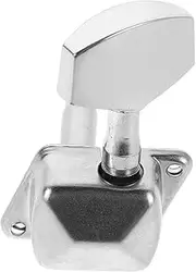 ibasenice Accurate Tuning for Acoustic Guitars Set of Square Folk Guitar Tuning Bolt Replacement Tuners for Machine Heads