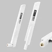 5G LTE Antenna with High Performance Signal Amplification - 18DBI SMA/TS9 Omnidirectional WiFi Antenna Home Outdoor for Routers, Boosters, and FPV Camera Monitors USB Adapter - White Gainer