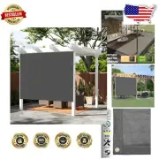 Custom 6x7 FT Shade Cloth - Dark Grey UV Protection for Stylish Outdoor Spaces