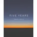 FIVE YEAR JOURNAL 2020-2024: 5-YEAR JOURNAL RECORD PERSONAL MEMORIES IN DIARY FOR FIVE YEARS
