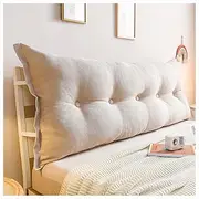 Headboard Reading Pillow Large Bed Pillow Sofa Reading Pillows Double/Single Daybed Bolster Long Backrest Pillow Couch Back Cushions Headboard Cushion Lumbar Support Pillow(B,150x50x20cm)