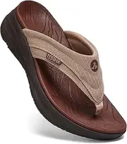 [YESWIN] Women's Orthotic Platform Flip Flop with Arch Support Ladies Comfortable Recovery Walking Thong Sandals Slip On Indoor Outdoor for Summer Beach