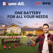 BAUMR-AG 20V Cordless Line Trimmer Electric Whipper Snipper & Leaf Blower Combo