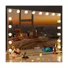 Misavanity Large Vanity Mirror with Lights 31.40’’ x 23.40’