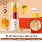 450ml Portable Mini 10 Blender USB Rechargeable Juicer Cup Bottle Smoothie Maker