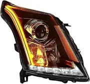 Car Accessories Headlight Assembly LED Lights Lamp DRL Signal Plug And Play Daytime Running Compatible With Cadillac SRX 2010-2015