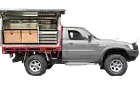 1700x600x800 Aluminium Checkerplate Storage Toolbox With 4 Interal Drawer-A2
