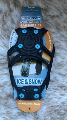 Due North Everyday Snow & Ice Shoe Traction Aid, Small-Medium