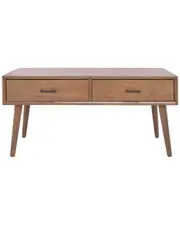 Safavieh Couture Mozart Mid Century 2 Drawer Coffee Table