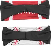 [FOMIYES] 2pcs Running Headbands for Men and Women Stretchy Wicking Sweatbands for Fitness Yoga Gym Cycling Basketball and Rugby for Activities