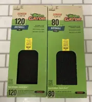 GATOR SCREEN CLAMP-ON DRYWALL SANDING 120 & 80 *4 BOXES *UNOPENED