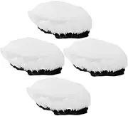 HOMSFOU 4 Pack Soft Fabric Diffuser Lampshade Covers 7 Round Light Covers Custom Fit for Photography Studio Flash Elastic Edge Design