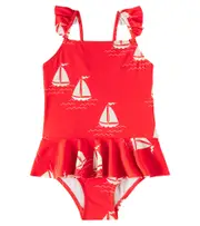 [Mini Rodini] Mini Rodini Sailing Boats swimsuit Y 10/11 multicoloured