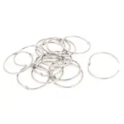 15 Pack Loose Leaf Binder Rings 2 Inch for Index Card, Shower Curtain