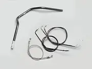 Hurricane H718-067B Police3 Type Handleset, Black, Estreya (07-13 FI Cars)