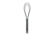 Zyliss Flat Whisk Silicone Nylon Kitchen Baking Cooking Utensil 30cm Grey