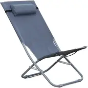 Camping Chairs Office Nap Chair Folding Chair with Headrest Casual Lounge Chair Portable Backrest Chair Outdoor Beach Chair Portable Folding Chair (Color : C)