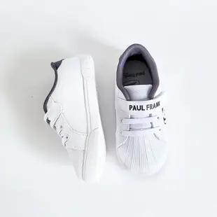 PAUL FRANK 兒童貝殼頭運動鞋 白色/藍色 小白鞋 球鞋 童鞋 台灣製造 現貨直出