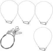 Cabilock 480mm Long Cable Locks 8 Pack Security Cable Locks with Buckle for Luggage Stage Lights Plant Lighting