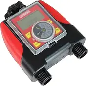 Chapin 41003 Dual Zone Water Timer with Water Resistant Construction, Numerous Options for Frequency of Watering/Duration of Watering Settings and up to 116 PSI, Red/Black