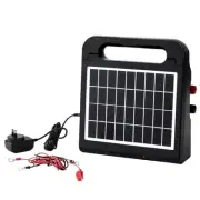 10km Electric Fence Energiser Solar Energizer Charger Farm Animal 0.3J