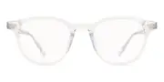 Oval Full Rim Plastic Men's Glasses Clear, Size 49 - Lenses Included - Private Health Rebate - Blue Light Block Available - Arise Collective