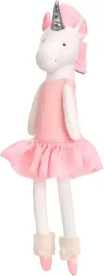iscream 3790 Corps de Ballet Allongé Unicorn Ballerina Plush 12.5"