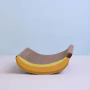 Cat Scratching Board Banana Shape Paper Cat Grinding Claw Scratching Board
