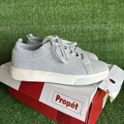 Women's Propet Kenna Sneaker Light Grey Size 9.5 NWB Box Damage