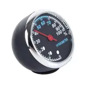 2 Pcs Hygrometer Mini Plastic Round Pointer Humidity Decorative Sensor Tools