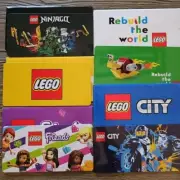 6 NEW Lego VIP License Plates Tin With Sleeve Collectibles City Ninjago Friends
