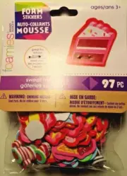 Sweet Treats Foam Stickers 97 Pcs Ages 3 + Denim Studio Darice NIP
