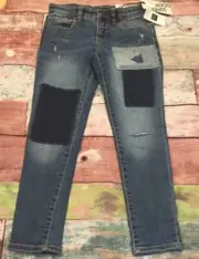 Gap Kids Girls Size 10 Regular Jeans. Super Denim Patch Super Skinny Jeans. Nwt