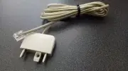 PHONE CABLE SOCKET 2M RJ11 610 3 PIN TELEPHONE ADSL MODEM EXTEND PLUG ADAP NBN