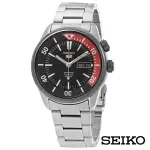 【SEIKO 精工】亮眼百事圈精工5手動機械男錶-黑+紅X42.4MM(SRPB29K1)