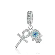 Hand Pendant Charm for Bracelet Silver plating Jewelry for Women
