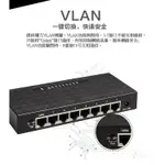 8埠 1000M 1G 加VLAN隔離功能 防LOOP 網路交換器 HUB 集線器 GIGA 乙太交換器