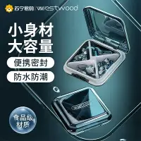 在飛比找樂天市場購物網優惠-日本藥盒便攜式小號迷你7天藥品分藥隨身裝藥片盒藥物分裝盒子8