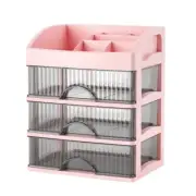 Cosmetic Storage Case Durable Plastic and Easy to Use Case with Multi Drawers