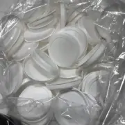 100 White End Caps 3" ID for Round Cardboard Shipping Mailing Tube