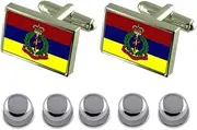 [Select Gifts] Shirt Dress Studs Medical Corps Military England Flag Cufflinks