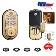 Fully Motorized Touchscreen Deadbolt - Z-Wave Lock for Advanced Home Security